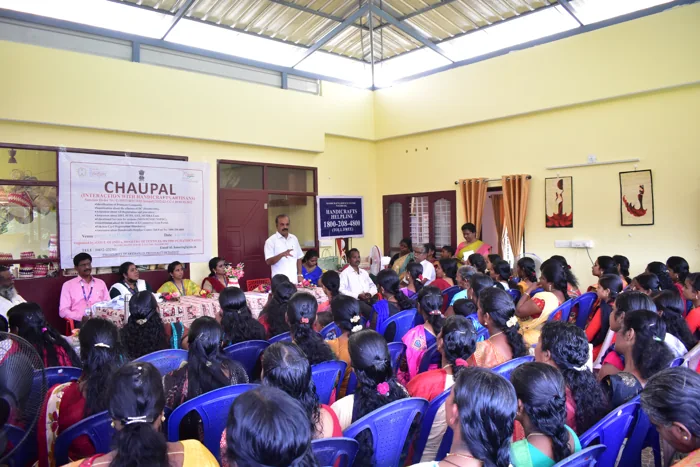 Participants at a CHAUPAL community workshop